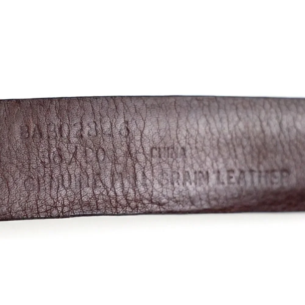 Bill Adler BROWN GENUINE LEATHER 1 1/8
